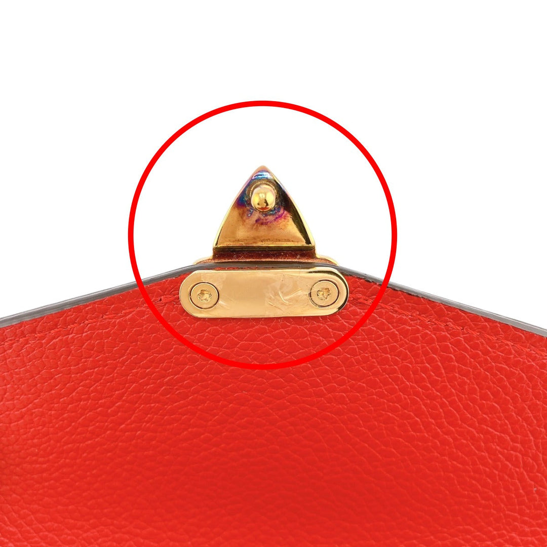 LOUIS VUITTON Tri-fold wallet M67478 Monogram canvas Red Monogram With Coin Pocket
