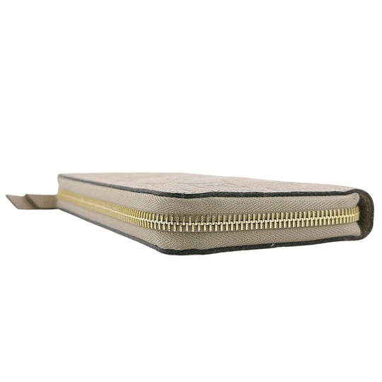 LOUIS VUITTON Long Wallet Purse M60746 Monogram Ann Platt beige Monogram Zippy wallet