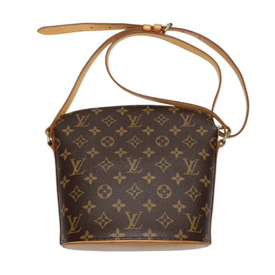 LOUIS VUITTON Shoulder Bag M51290 Monogram canvas, leather Brown Shoulder Bag Monogram Drouot Women Used Authentic