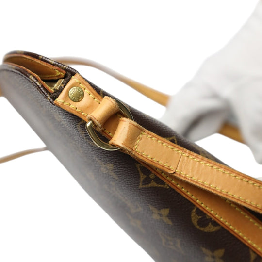LOUIS VUITTON Shoulder Bag M51290 Monogram canvas, leather Brown Shoulder Bag Monogram Drouot Women Used Authentic