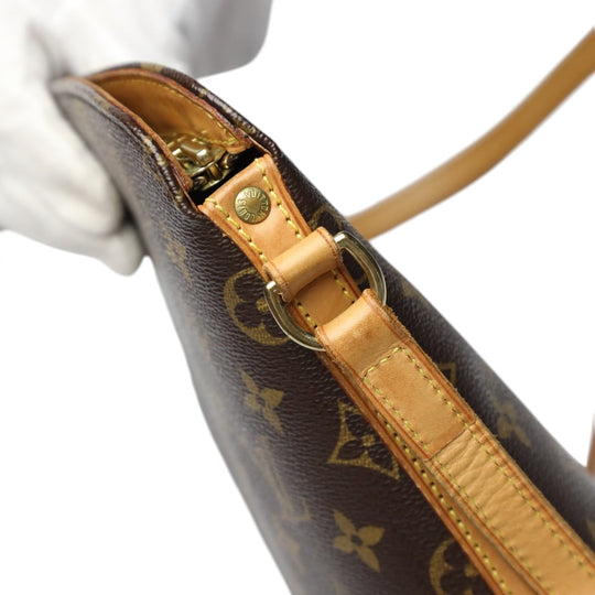 LOUIS VUITTON Shoulder Bag M51290 Monogram canvas, leather Brown Shoulder Bag Monogram Drouot Women Used Authentic