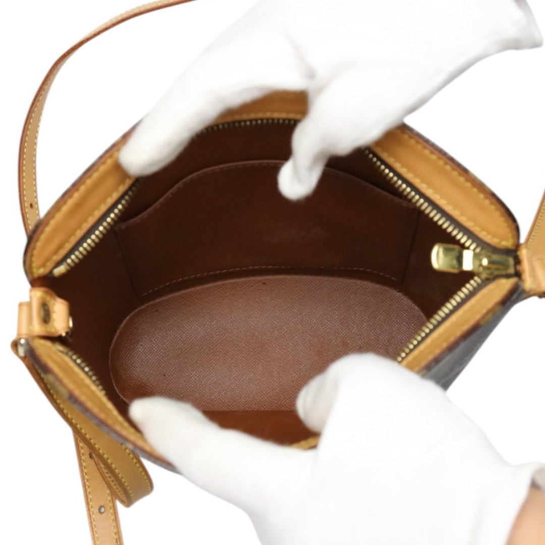 LOUIS VUITTON Shoulder Bag M51290 Monogram canvas, leather Brown Shoulder Bag Monogram Drouot Women Used Authentic