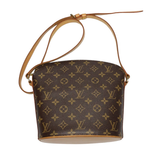 LOUIS VUITTON Shoulder Bag M51290 Monogram canvas, leather Brown Shoulder Bag Monogram Drouot Women Used Authentic