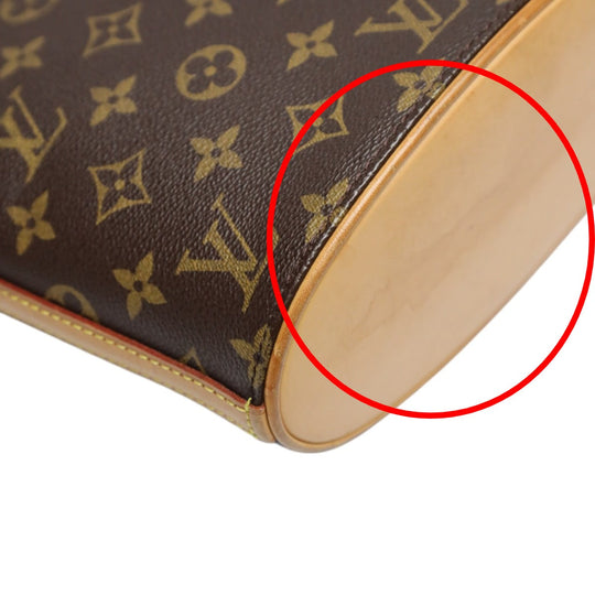 LOUIS VUITTON Shoulder Bag M51290 Monogram canvas, leather Brown Shoulder Bag Monogram Drouot Women Used Authentic