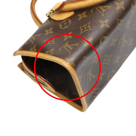 LOUIS VUITTON Handbag M40009 Monogram canvas Brown Handbag Monogram Popan cool Women Used Authentic