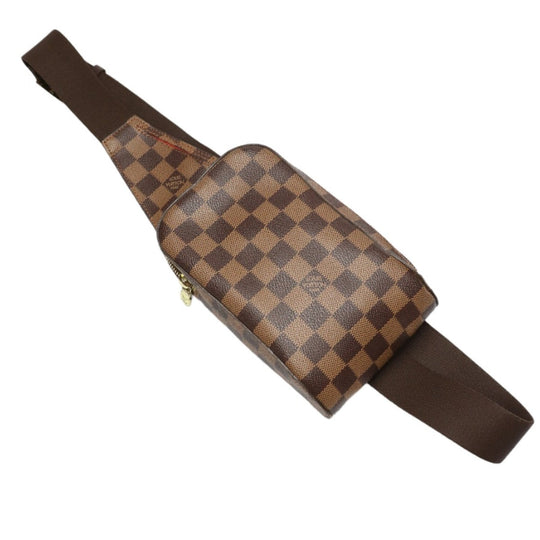 LOUIS VUITTON Sling bag N51994 Damier canvas Brown Waist pouch Damier Geronimos unisex(Unisex) Used Authentic