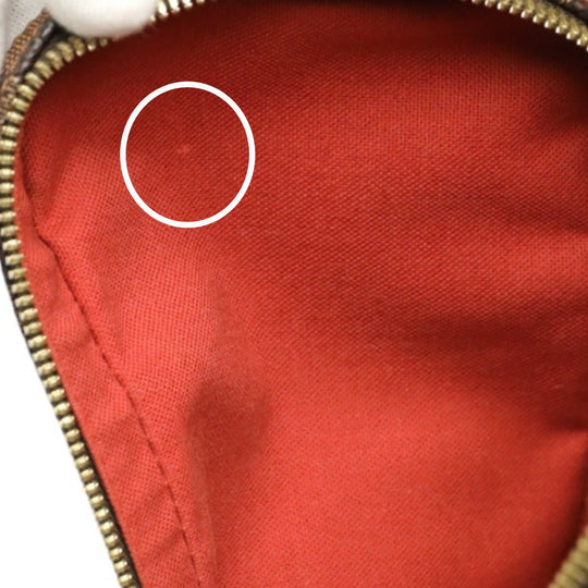 LOUIS VUITTON Sling bag N51994 Damier canvas Brown Waist pouch Damier Geronimos unisex(Unisex) Used Authentic