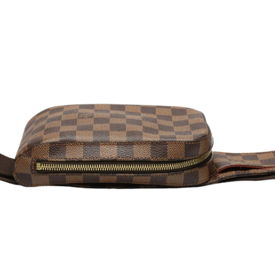 LOUIS VUITTON Sling bag N51994 Damier canvas Brown Waist pouch Damier Geronimos unisex(Unisex) Used Authentic