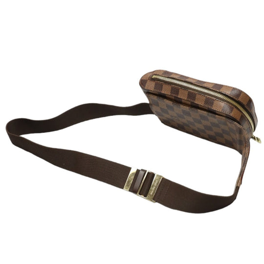 LOUIS VUITTON Sling bag N51994 Damier canvas Brown Waist pouch Damier Geronimos unisex(Unisex) Used Authentic