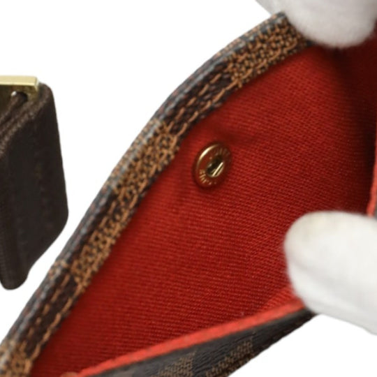 LOUIS VUITTON Sling bag N51994 Damier canvas Brown Waist pouch Damier Geronimos unisex(Unisex) Used Authentic