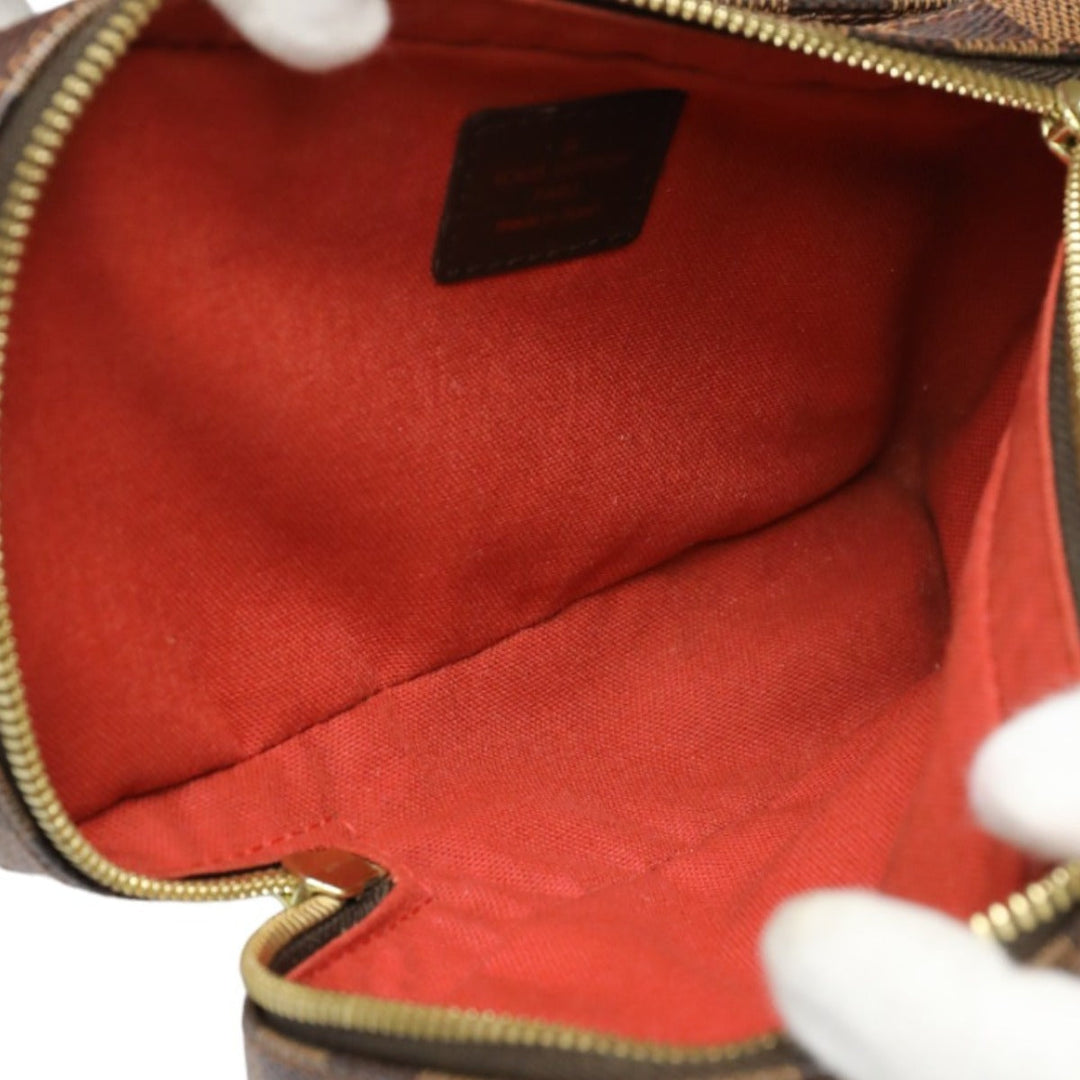 LOUIS VUITTON Sling bag N51994 Damier canvas Brown Waist pouch Damier Geronimos unisex(Unisex) Used Authentic