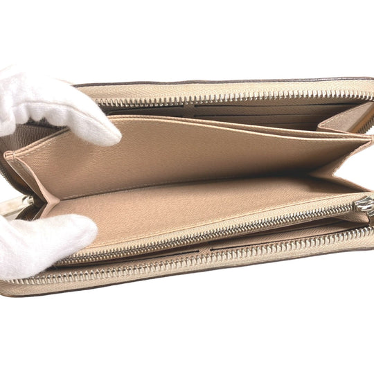 LOUIS VUITTON Long Wallet Purse M67805 Epi Leather beige Long Wallet Purse Epi Zippy wallet Women Used Authentic