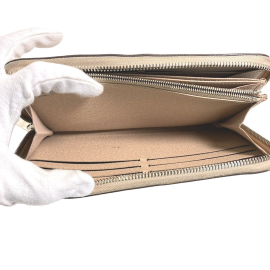 LOUIS VUITTON Long Wallet Purse M67805 Epi Leather beige Long Wallet Purse Epi Zippy wallet Women Used Authentic