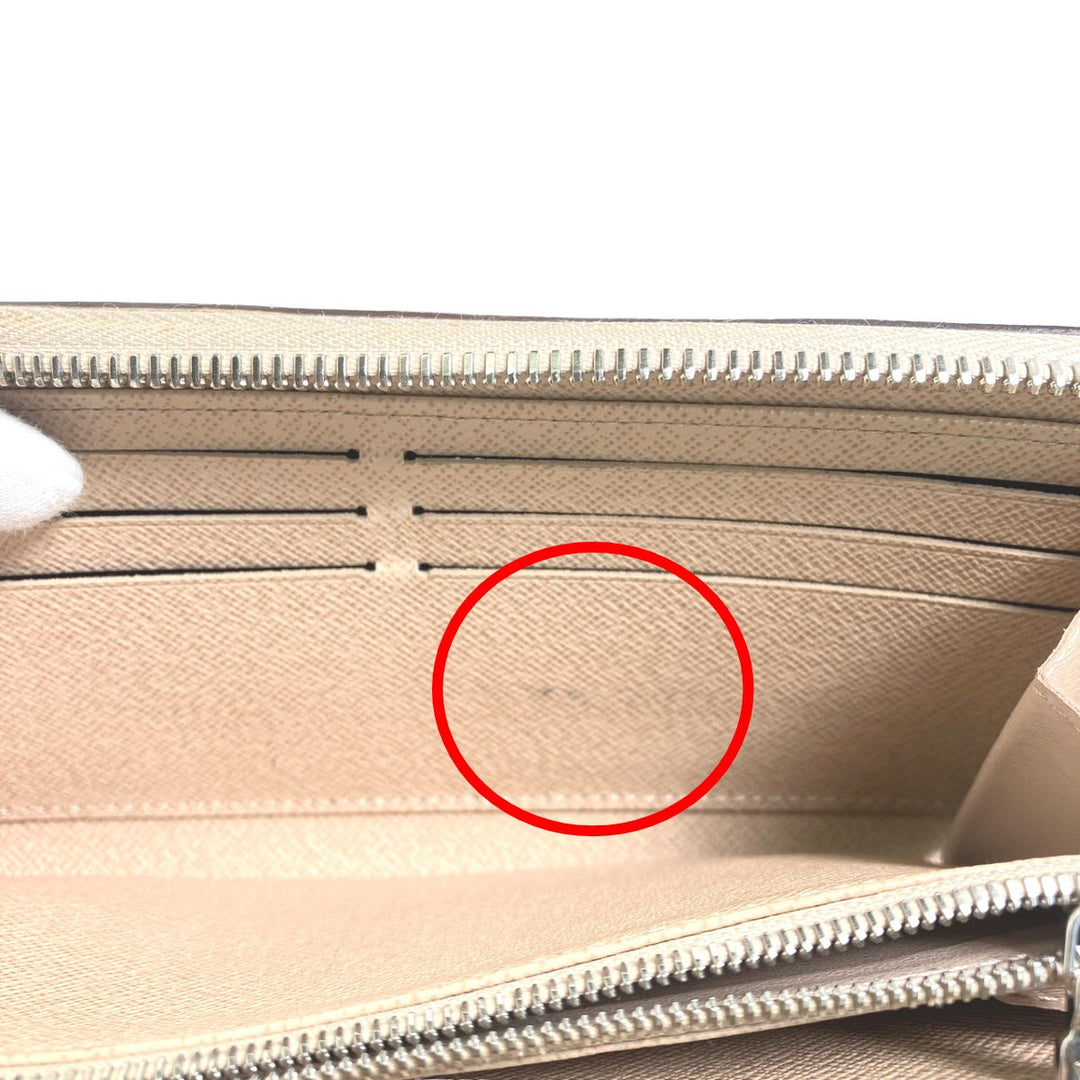 LOUIS VUITTON Long Wallet Purse M67805 Epi Leather beige Long Wallet Purse Epi Zippy wallet Women Used Authentic