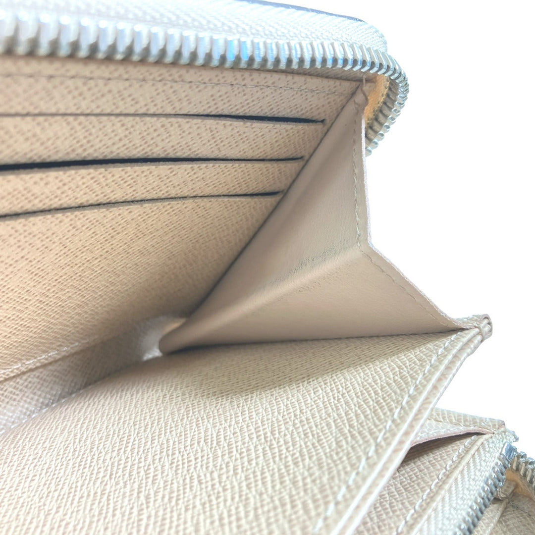 LOUIS VUITTON Long Wallet Purse M67805 Epi Leather beige Long Wallet Purse Epi Zippy wallet Women Used Authentic