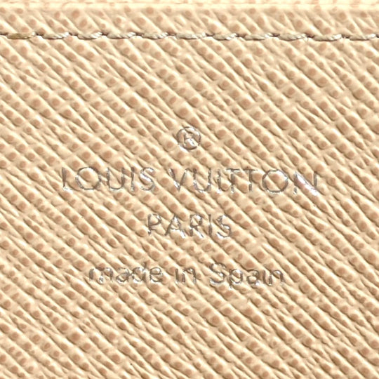 LOUIS VUITTON Long Wallet Purse M67805 Epi Leather beige Long Wallet Purse Epi Zippy wallet Women Used Authentic