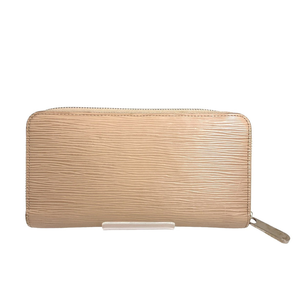 LOUIS VUITTON Long Wallet Purse M67805 Epi Leather beige Long Wallet Purse Epi Zippy wallet Women Used Authentic