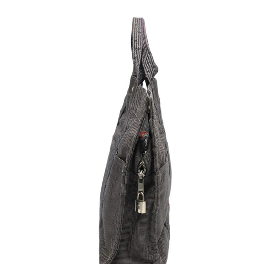 HERMES Tote Bag canvas gray Tote Bag Fool ToeMM Her Line mens(Unisex) Used Authentic