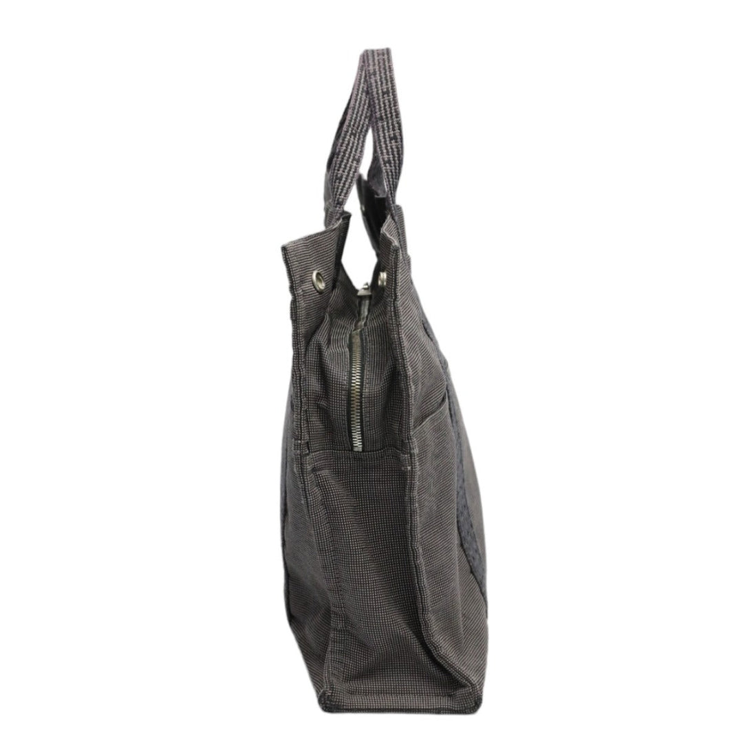 HERMES Tote Bag canvas gray Tote Bag Fool ToeMM Her Line mens(Unisex) Used Authentic