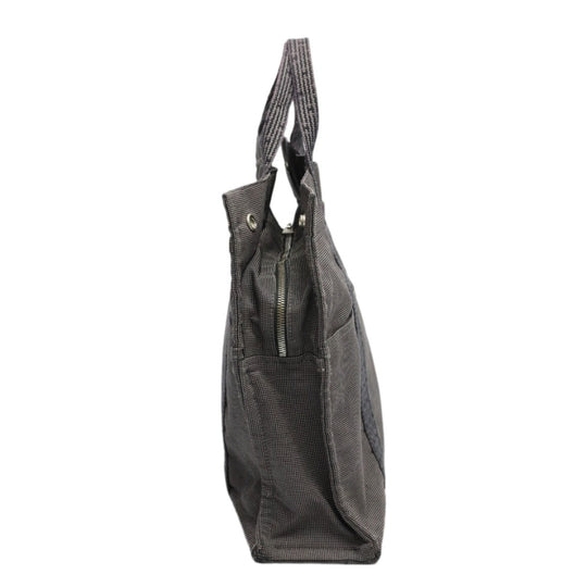 HERMES Tote Bag canvas gray Tote Bag Fool ToeMM Her Line mens(Unisex) Used Authentic