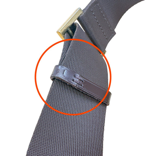 LOUIS VUITTON Sling bag N51994 Damier canvas Ebene Waist pouch Damier Geronimos mens Used Authentic