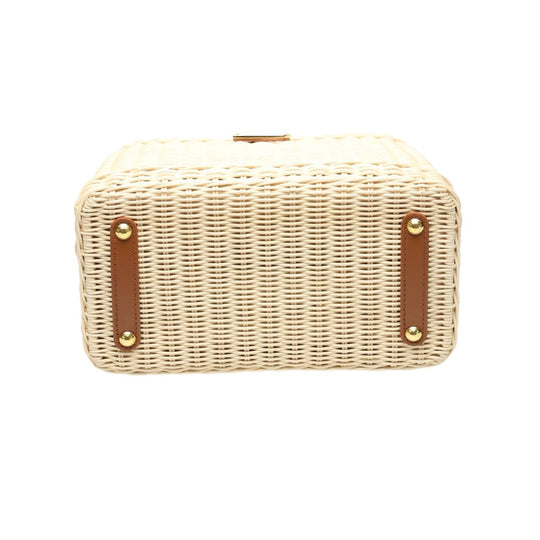 LOUIS VUITTON Shoulder Bag M22173 Leather, Rattan Brown x beige Capusine BB Leather x Rattan Women Used Authentic
