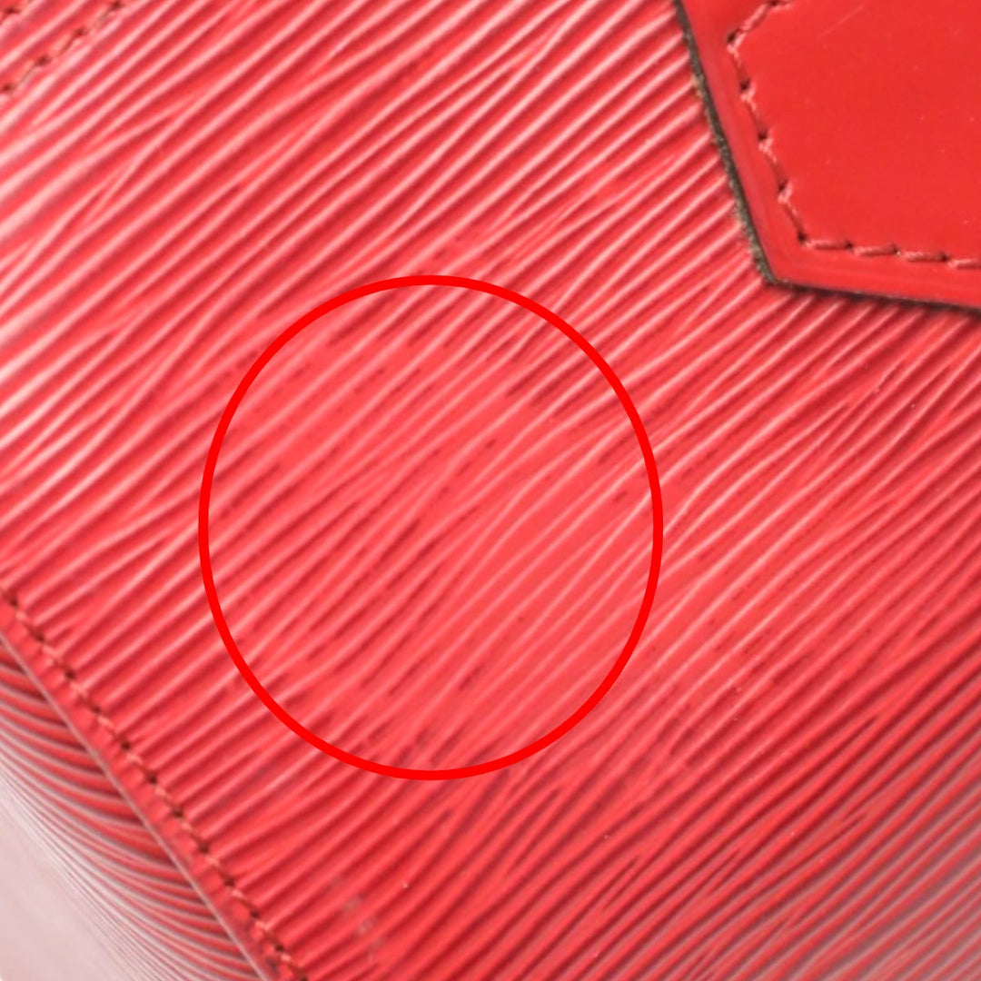 LOUIS VUITTON Handbag M43017 Epi Leather Castarian red Handbag Epi Speedy 25 Women Used Authentic