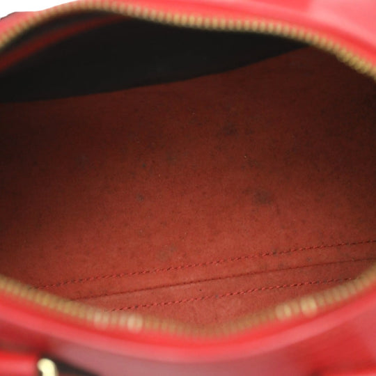 LOUIS VUITTON Handbag M43017 Epi Leather Castarian red Handbag Epi Speedy 25 Women Used Authentic