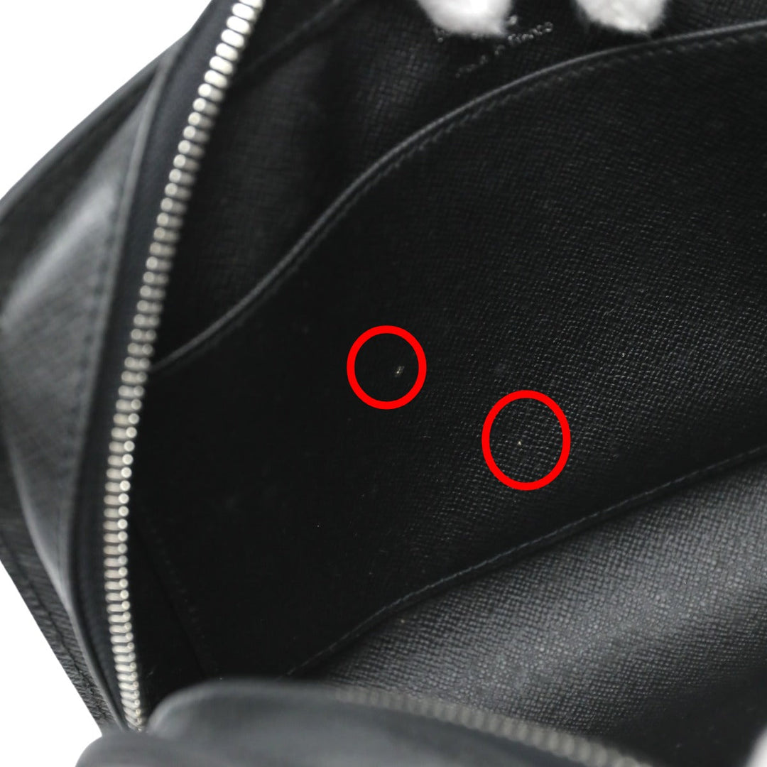 LOUIS VUITTON business bag M30182 Taiga black business bag Taiga Baikal Aldwards mens Used Authentic