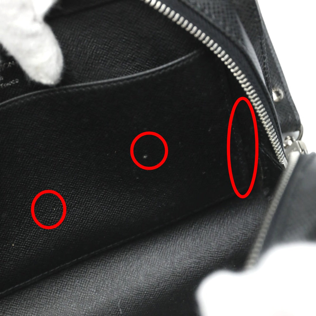 LOUIS VUITTON business bag M30182 Taiga black business bag Taiga Baikal Aldwards mens Used Authentic