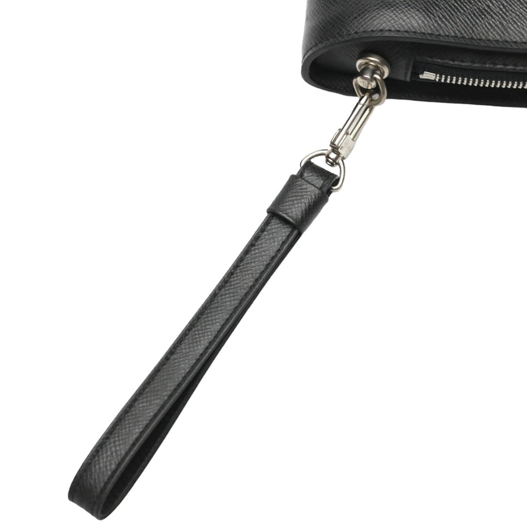 LOUIS VUITTON business bag M30182 Taiga black business bag Taiga Baikal Aldwards mens Used Authentic