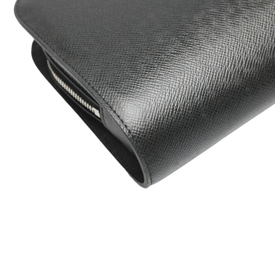 LOUIS VUITTON business bag M30182 Taiga black business bag Taiga Baikal Aldwards mens Used Authentic