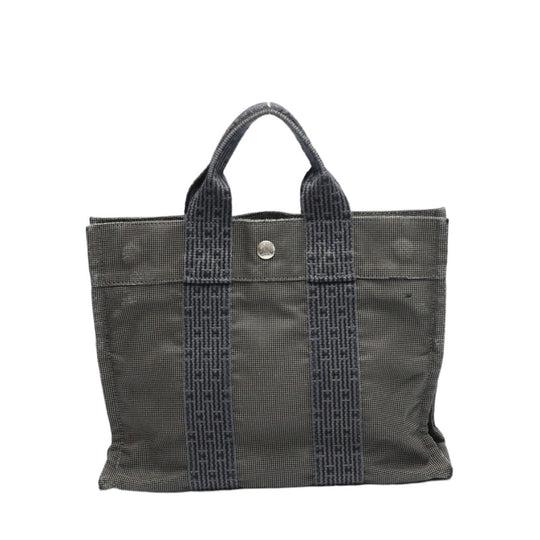 HERMES Handbag canvas gray Handbag Fool Toe PM mens(Unisex) Used Authentic