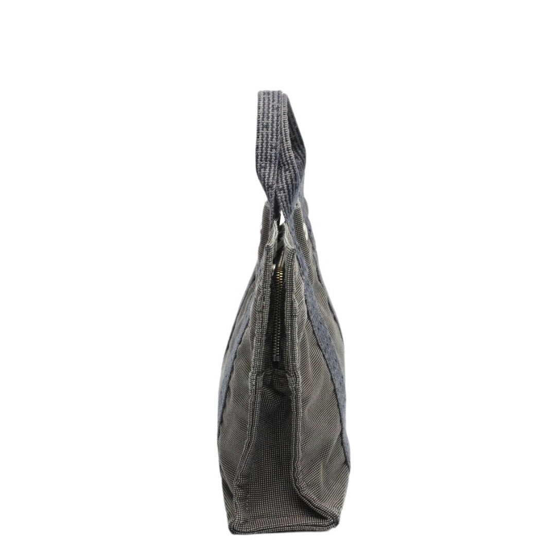 HERMES Handbag canvas gray Handbag Fool Toe PM mens(Unisex) Used Authentic