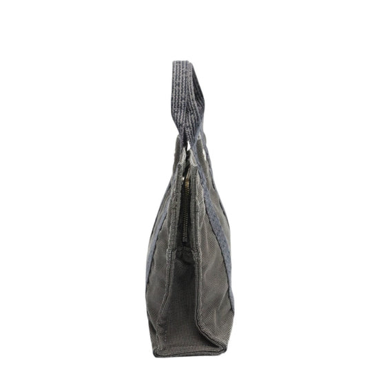 HERMES Handbag canvas gray Handbag Fool Toe PM mens(Unisex) Used Authentic