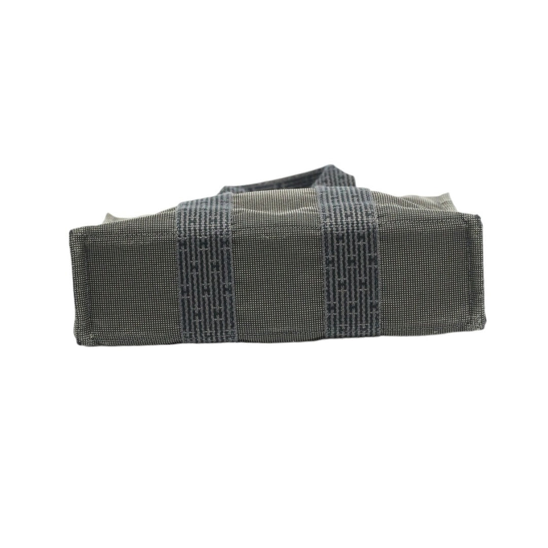 HERMES Handbag canvas gray Handbag Fool Toe PM mens(Unisex) Used Authentic