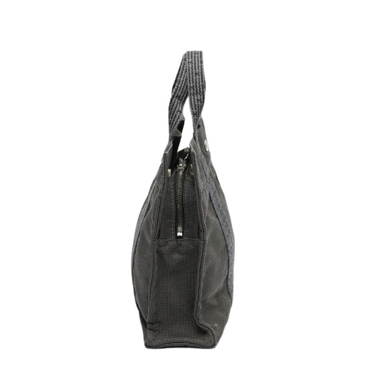 HERMES Handbag canvas gray Handbag Her Line unisex(Unisex) Used Authentic