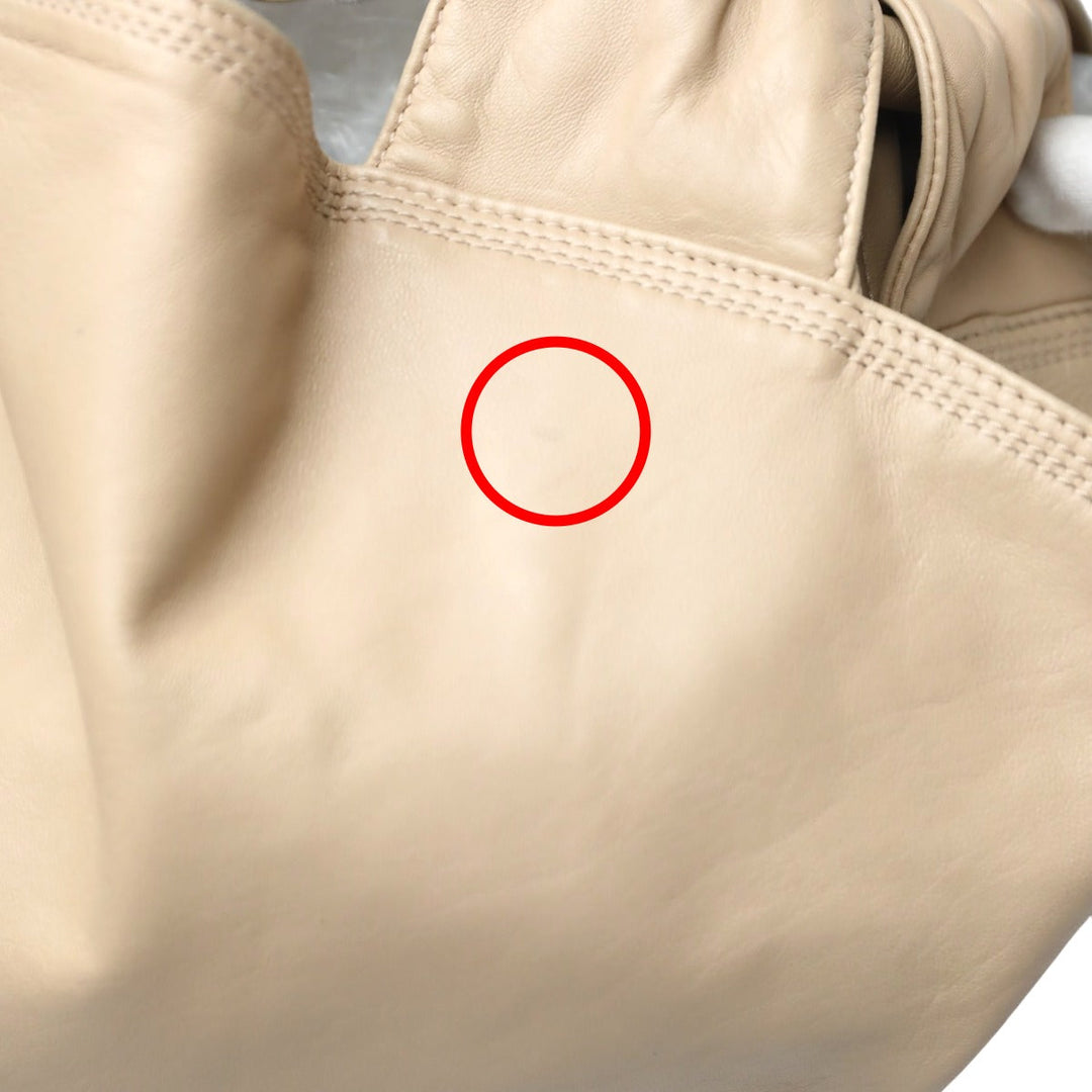 LOEWE Handbag leather pink beige leather Nappa Aire Women Used Authentic