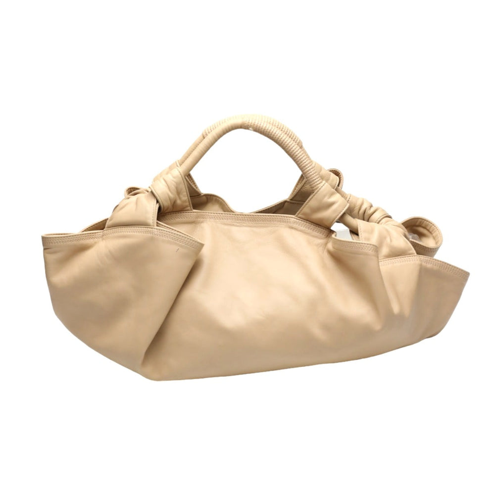 LOEWE Handbag leather pink beige leather Nappa Aire Women Used Authentic