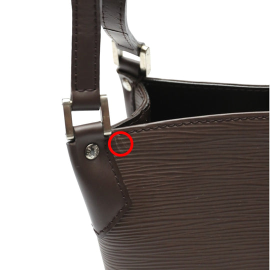 LOUIS VUITTON Tote Bag M5893D Epi Leather Brown mocha Epi Mandala PM Women Used Authentic