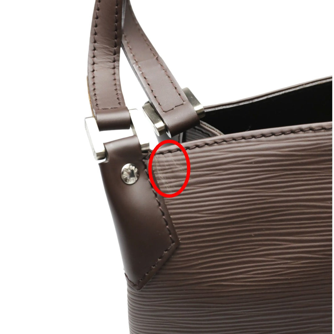 LOUIS VUITTON Tote Bag M5893D Epi Leather Brown mocha Epi Mandala PM Women Used Authentic