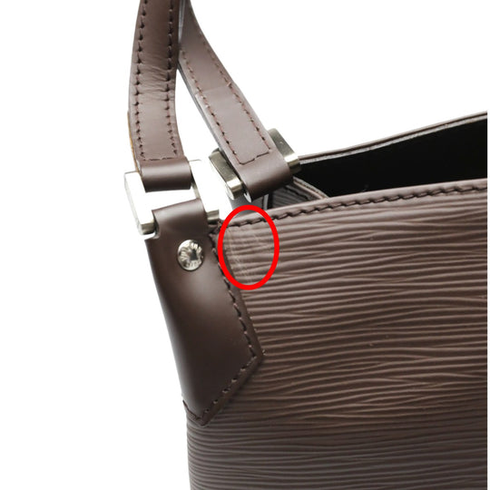 LOUIS VUITTON Tote Bag M5893D Epi Leather Brown mocha Epi Mandala PM Women Used Authentic