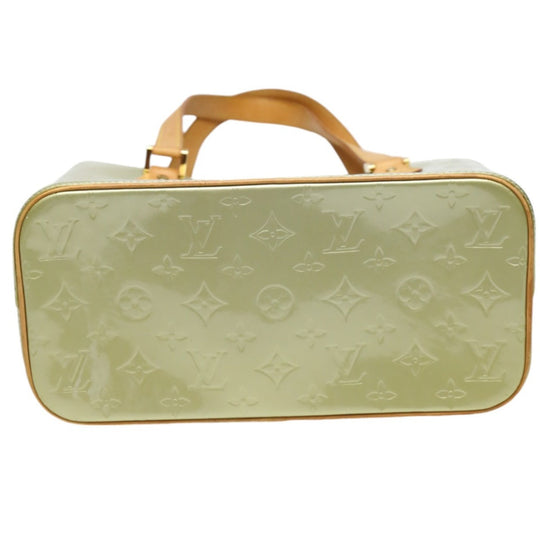 LOUIS VUITTON Tote Bag M91053 Monogram Vernis Silver gray Tote Bag Vernis Houston Women Used Authentic