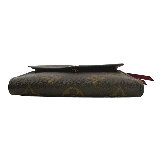 LOUIS VUITTON Coin case M41938 Monogram canvas Fuchsia Coin purse with Card Case Monogram Portefeuille Victorine Women Used Authentic