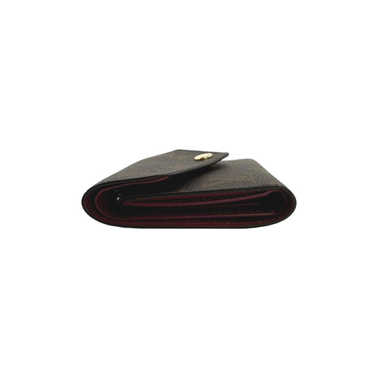 LOUIS VUITTON Coin case M41938 Monogram canvas Fuchsia Coin purse with Card Case Monogram Portefeuille Victorine Women Used Authentic