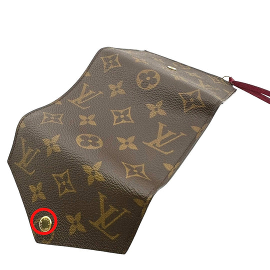 LOUIS VUITTON Coin case M41938 Monogram canvas Fuchsia Coin purse with Card Case Monogram Portefeuille Victorine Women Used Authentic