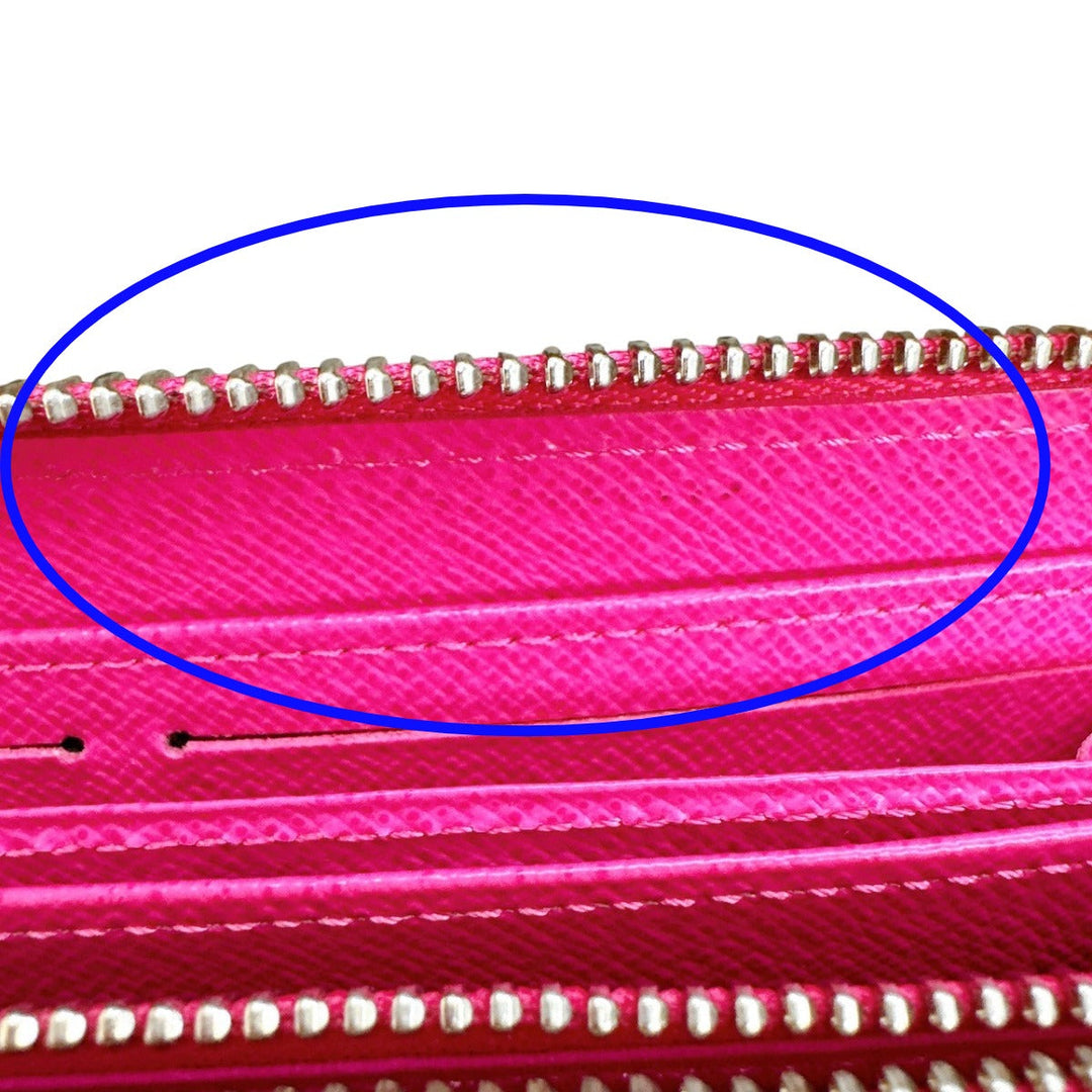 LOUIS VUITTON Long Wallet Purse M82050 Epi Leather Rose Epi Zippy wallet