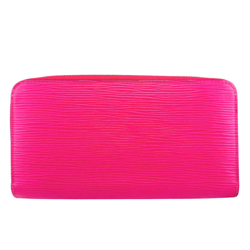 LOUIS VUITTON Long Wallet Purse M82050 Epi Leather Rose Epi Zippy wallet