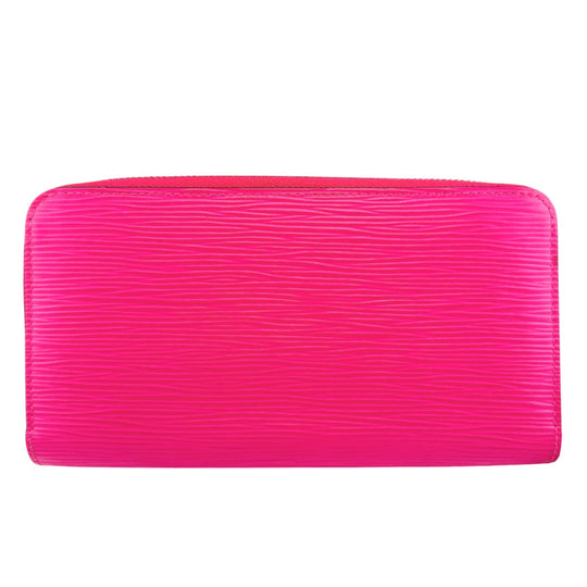 LOUIS VUITTON Long Wallet Purse M82050 Epi Leather Rose Epi Zippy wallet