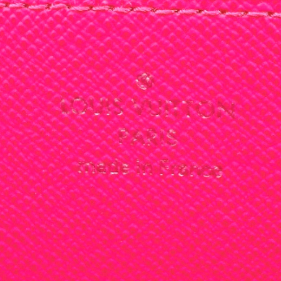 LOUIS VUITTON Long Wallet Purse M82050 Epi Leather Rose Epi Zippy wallet